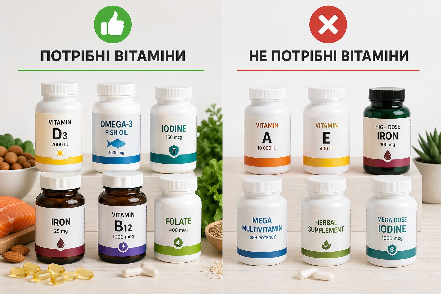 які вітаміни при грудному вигодовуванні потрібні